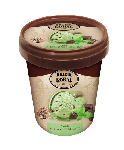 450ml Lody Jak Dawniej Mięta z&nbsp;Czekoladą Belgijską-BRACIA KORAL(6)