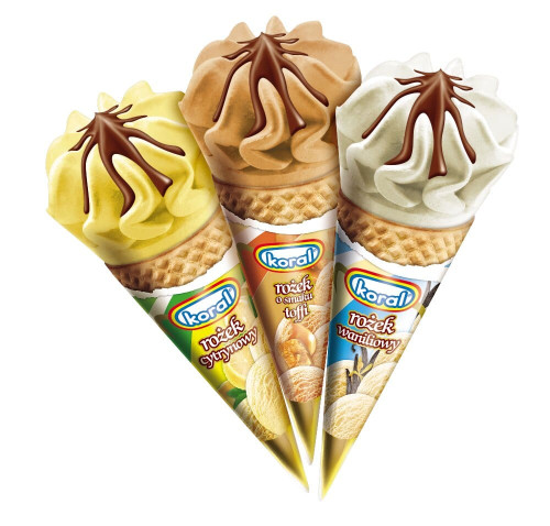 Lody Rożek MIX C&nbsp;110ml-KORAL(36)