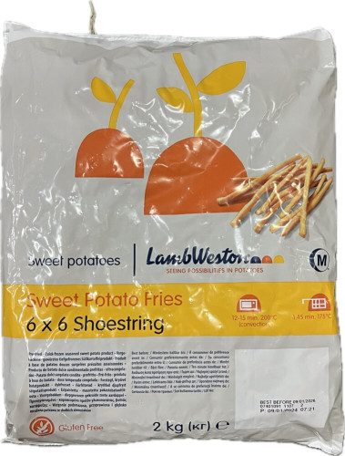 Frytki z&nbsp;batata 6x6mm 2kg-LAMBWESTON(5) [LWF70]
