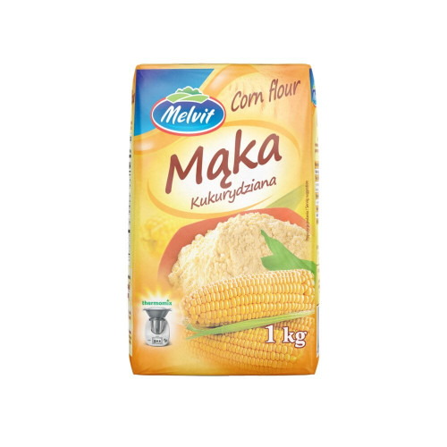 Mąka kukurydziana 1kg-MELVIT(10)