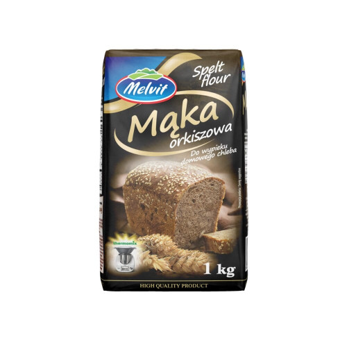 Mąka orkiszowa 1kg-MELVIT(10)