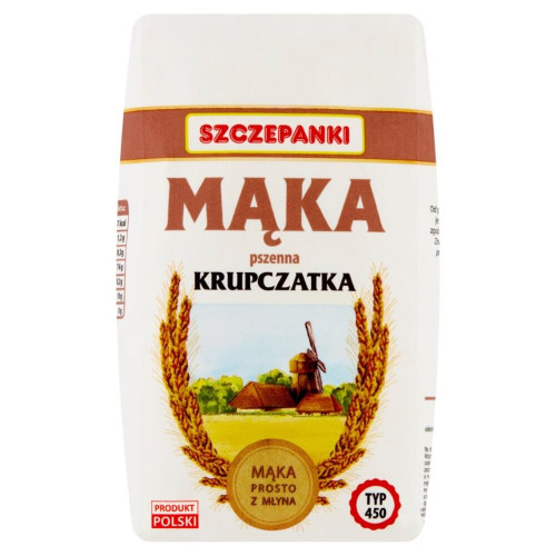 Mąka krupczatka T450 1kg-SZCZEPANKI(10)