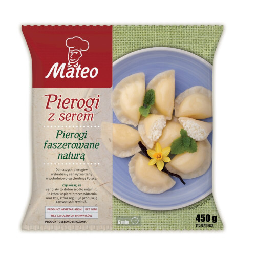 Pierogi z&nbsp;serem 450g- MATEO(12)