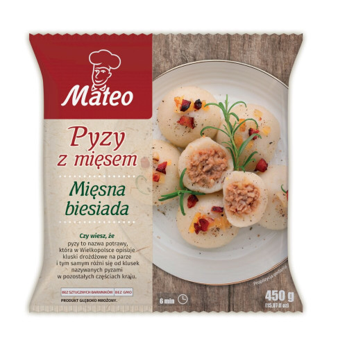 Pyzy  z&nbsp;mięsem 450g- MATEO(12)