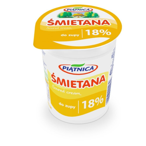 Śmietana 18% do&nbsp;zup 400g-PIĄTNICA(12)