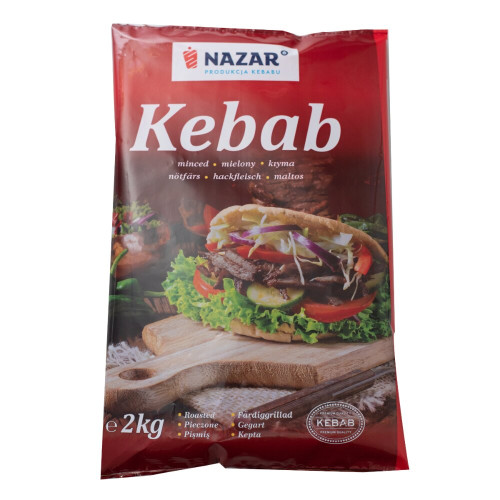 Kebab wołowo drobiowy (cięty piecz.) 2 kg./szt.-NAZAR