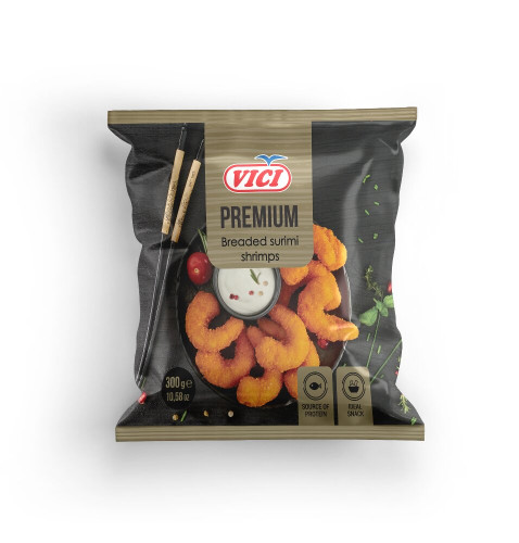 Surimi panierow. w&nbsp;kształ. krewetki 300g VICI (25szt)