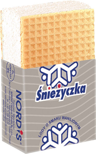 Lody Sandwich Śnieżyczka Wanilia 210ml-NORDIS(24)
