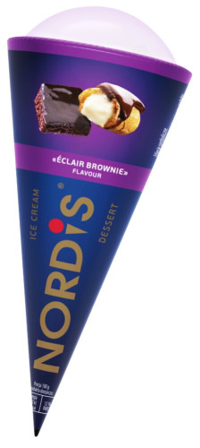 Lody Rożek Eclair Brownie 170ml-NORDIS(20)