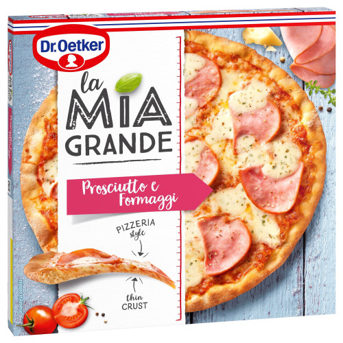 Pizza La&nbsp;Mia Prosciutto e&nbsp;Formaggi  400g.-Dr.Oetker(8szt.)