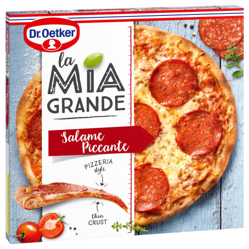 Pizza La&nbsp;Mia Salame Piccante 380g.-Dr.Oetker(8szt.)