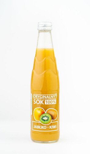 Sok jabłko/kiwi 330ml-ORYGINALNY SOK(12)
