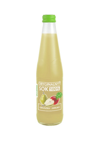 Sok gruszka/jabłko 330ml-ORYGINALNY SOK(12)