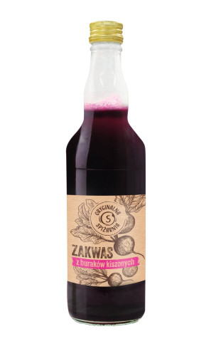 Zakwas z&nbsp;buraków kiszonych 500ml-ORYGINALNY SOK(12)