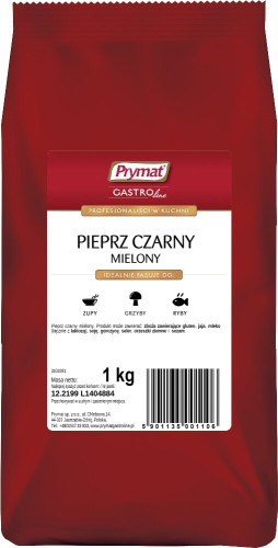 Pieprz czarny mielony 1000g-PRYMAT(10)