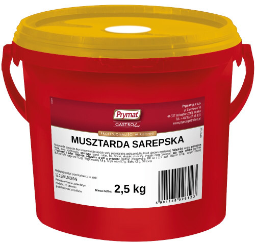 Musztarda sarepska 2,5kg-PRYMAT