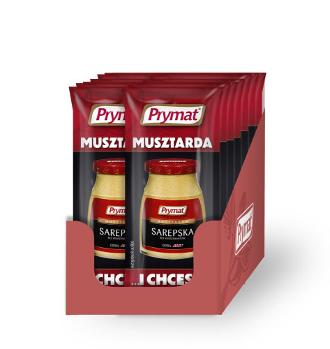 Musztarda sarepska saszetki 12g 50szt.-PRYMAT