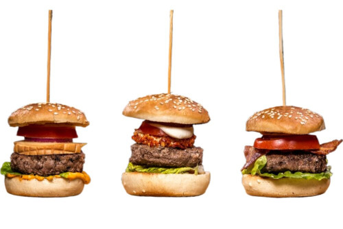 Mini Hamburger wołowy 100% Premium 45g.-5,44kg