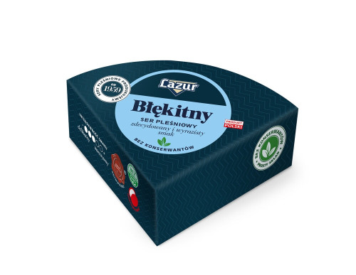 Ser pleśniowy Lazur Błękitny ĆWIARTKA (ok. 0,32kg)
