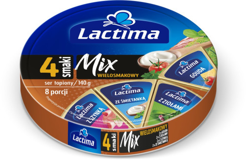 Ser topiony krążek MIX 140g-LACTIMA(24)