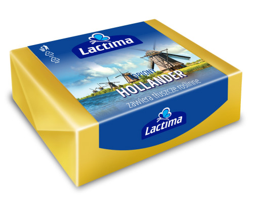 Ser topiony kostka HOLLANDER 100G-LACTIMA(10)
