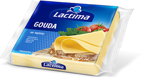 Ser topiony plastry Gouda 130g-LACTIMA(10)