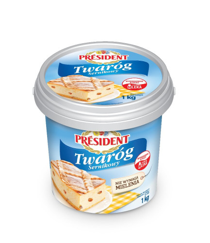 Twaróg sernikowy 1kg-PRESIDENT(6)