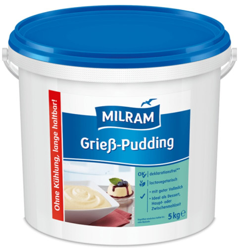 Budyń waniliowy WIADRO 5kg-MILRAM