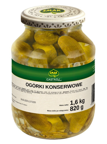 Ogórki konserwowe 1600g/820g-SMAK(4)
