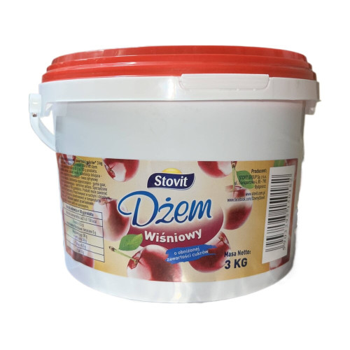 Dżem wiśniowy 3kg-STOVIT