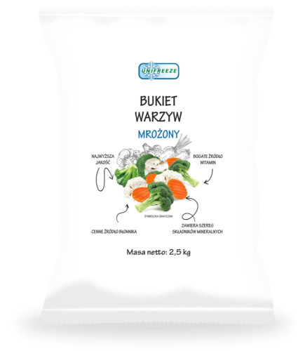 Mix warzyw brokułowy 2,5 kg.-UNIFREZE(4 szt.)