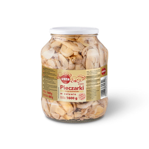Pieczarki krojone 1600g/800g-VERA(6)