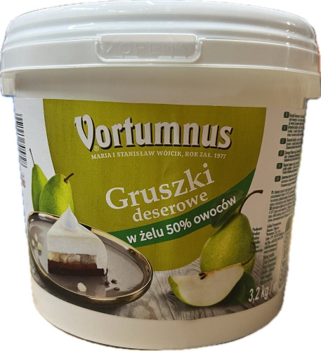 Gruszki w&nbsp;żelu 3,2kg-VORTUMNUS