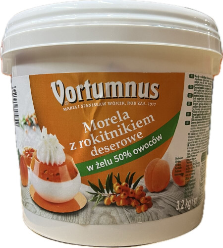 Morele z&nbsp;rokitnikiem w&nbsp;żelu 3,2kg-VORTUMNUS