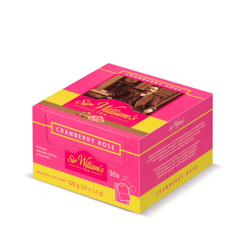 Herbata Sir William”s Tea Cranberry Rose 50szt.-WILLIAMS