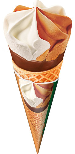 Lody Rożek Słony Karmel-Śmietanka 110ml-ZIELONA BUDKA(24)