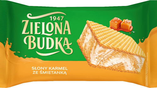 Lody Sandwich Słony Karmel-Śmietanka 160ml-ZIELONA BUDKA(30)