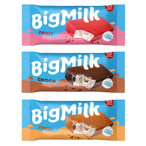 Lody Patyk Big Milk INTENSE MIX 100ml-ALGIDA(36) [355248]