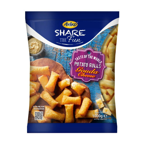 Mini koperty ziemniaczane śmietankowe [Gouda rolls] 1kg-AVIKO(5) [806296]