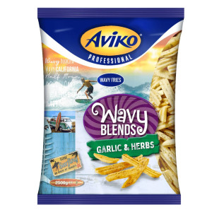 Frytki Wavy Blends ziołowo czosnkowe [Garlic&Herbs] 2,5kg-AVIKO(4) [809541]