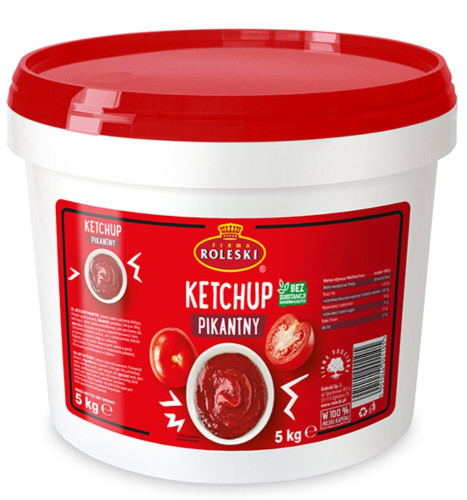 Ketchup pikantny 5kg-ROLESKI