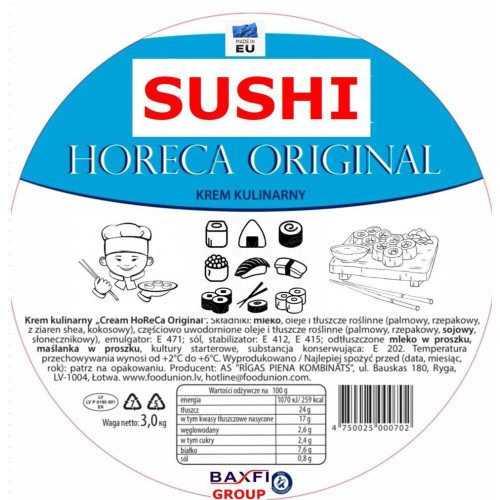 Krem kulinarny SUSHI 3kg