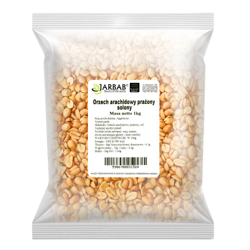 Orzech arachidowy prażony solony 1kg Jarbab